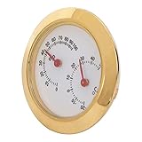 Die Temperaturanzeige dient zur Messung der Temperatur und Luftfeuchtigkeit des Instruments.