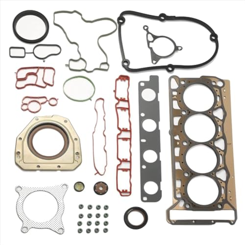 Cylinder Head Gasket Repair Seal Kit A03K Compatible With 06H103383Q 06H103483C 06H103483D Second Generation EA888 Engine(Silver)