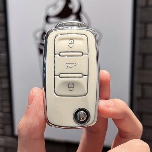 Funda de llave para VW Polo Tiguan Jetta y Skoda Octavia protectora 5