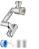 1080° Rotating Faucet Extender with Upward Facial Mist, 4 Water Modes & Built-in Filter, Convenient and Fast for Home Wash Hand/Hair/Face, Universal Fit (1Pc)