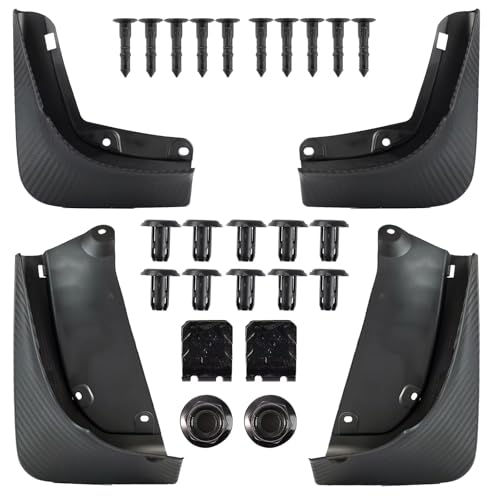 Guardabarros de coche para Tesla Model Y Juniper 2025 kit de 4 piezas sin perforación 2
