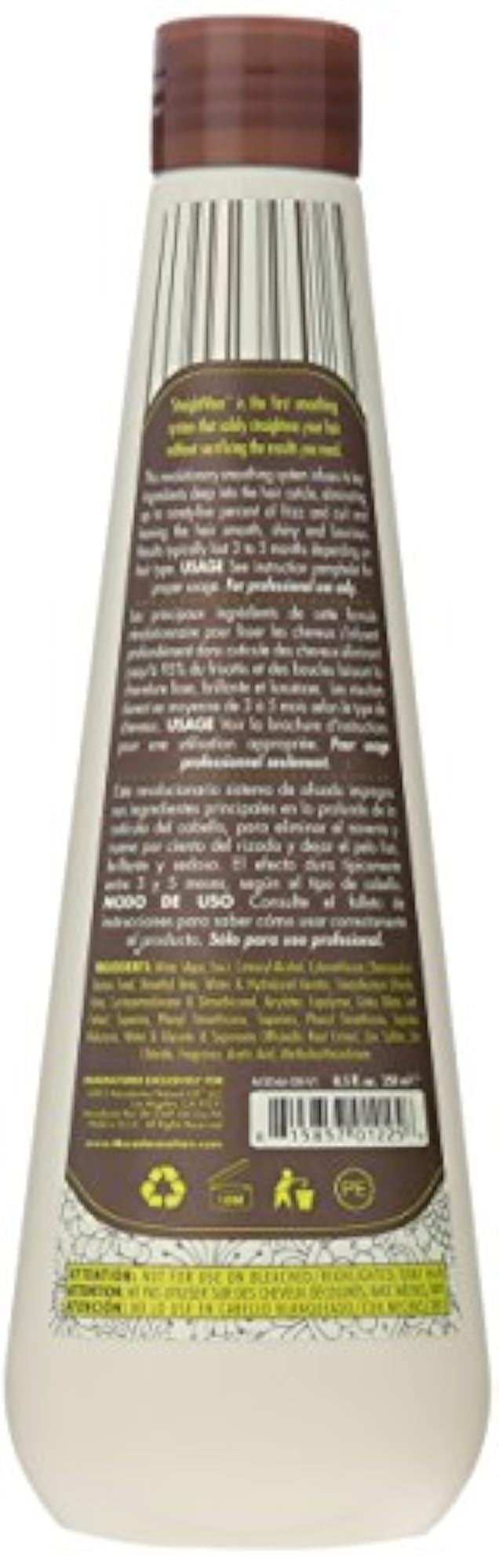 Natural Straightening Solution Oil for Unisex, 8.5 Ounce