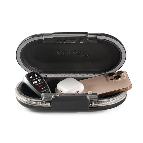 Master Lock Portable Safe with Resettable Combination Lock, Personal Safe Box for Travel, 5900D by Master Lock - Used condition - CA$24.92