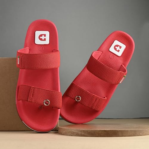 Image of DOCTOR HEALTH SUPER SOFT Tan Slipper for Mens Diabetic & Comfortable || Skid Resistant Flip-Flop & Sliders for Mens