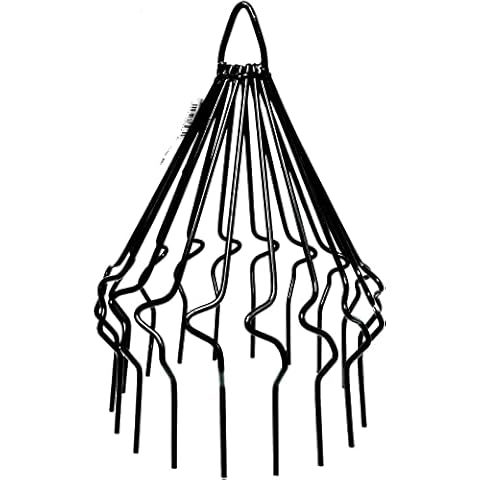 Chimney Bird Guard Galvanized Steel Conical Cage Crow Cowl Protect 225mm Chimney Black Cover