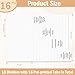 16 Sheets Genealogy Binder Dividers 3 Ring Binder Genealogy Organizer Supplies Pre-Printed 16 Categories Index Dividers 8.5x11 in Family History Pages for Family History Research