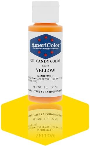 AmeriColor Yellow Oil Based Candy Colour 60mls