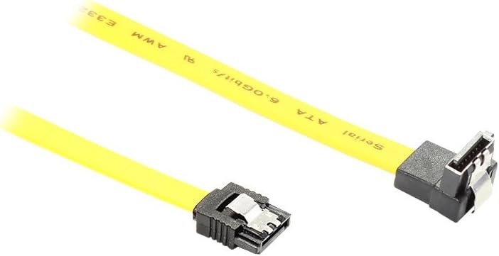 Good Connections Premium SATA SSD HDD Cable with Locking Key Safe Yellow Yellow 0,7 m