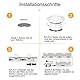 10er Set Led Bodeneinbauleuchten Terrassenbeleuchtung Aussen DC12V 1W Ø45mm IP67 Wasserdicht LED Terrassen Einbaustrahler Bodenstrahler Terrasse Bodeneinbaustrahler Einbauspots Warmes Weiß