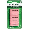 Ticonderoga Wedge Erasers, Pink, 5/Pack