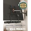ECHOGEAR Sound Bar Mounting Brackets for TVs - Adjust Height & Depth for Maximum Compatibility Between Your TV & Soundbar - Works with with LG, Vizio, Bose, Dolby Atmos Speakers & More
