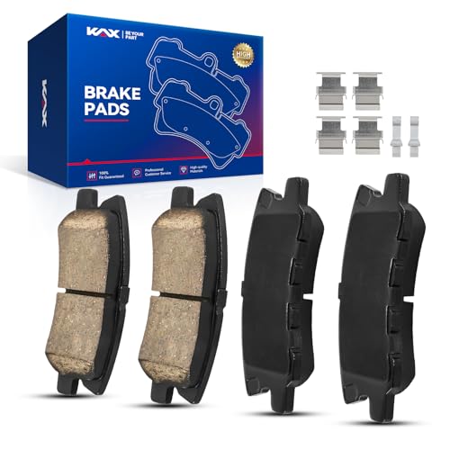 KAX Rear Brake Pads Compatible with Jeep Patriot 2007 2008, 2010 2011 2012 2013 2014 2015 2016 2017, Automotive Replacement Brake Pads by KAX - Used condition - US$12.86