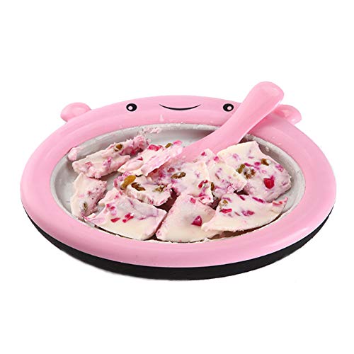 FSDELIVRolled Eismaschine mit 2 Spateln Mini Gebraten Joghurt Maschine EIS Cream Popsicle Form Kegel Werkzeuge… – Bild 3