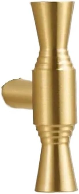 Solid Brass Cabinet Knobs T-bar Long Pull Wardrobe Handle 1Pcs