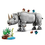 LEGO Creator 3in1 Wild Animals: Majestic Rhino with Birds 31171 - 5