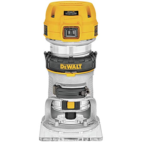 Dewalt 1.25 Hp Max Torque Variable Speed Compact Router With Dual Leds And Variable Speed Random Orbit Sander, 5" #TOP1