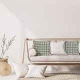 Buffalo Check Throw Pillow Covers, 2 Pack, Sage - 7" x 13" - Square Extra Wide Pillow Covers with Co
