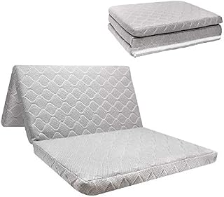 SURPCOS Trifold Mattress Pad with Storage Bag, Portable Playard Mattress for Babies Infants