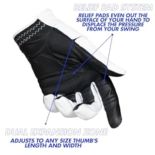 Bionic Men's RelaxGrip 2.0 Golf Glove, 2.0 DX, Left Hand, Large