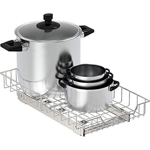 SIMPLE HOUSEWARE Under Cabinet Pull Out Sliding Shelf Drawer Organizer, 21" D x 11" W by Simple Houseware - Image 9