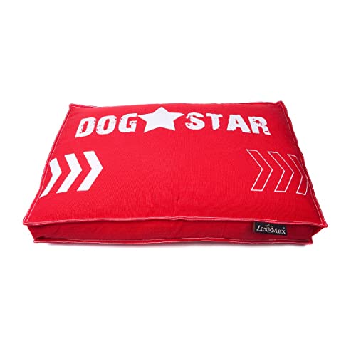 Funda para Cama de Perro Lex & Max Roja de 120 x 80 cm para Mascotas Grandes 2