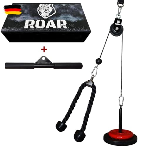 Roar® Poulie Musculation Tirage Corde Musculation Poulie Musculation Maison Cable Poulie Musculation Poulie Haute Corde Poulie Musculation Cable Musculation Poulie...