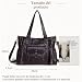 Imagen de Gluckstar Bolso Mujer Grande Hombro Mano PU Vintage Y2K Café