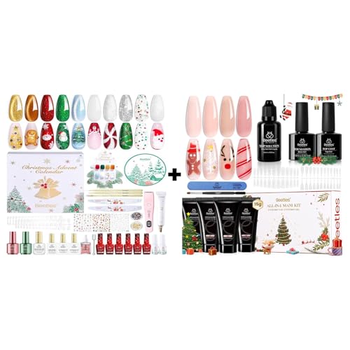beetles Gel Polish Merry Glitzmas 2025 Christmas Advent Calendar with