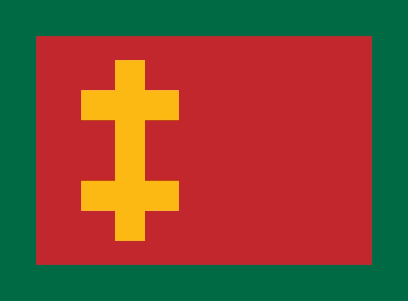 Naval Jack of Lithuania 1927 drapeau paysage grand pavillon historique lituanien