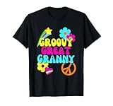Groovy Great Granny, 1960s, 1970s Hippie Grandmother Gift T-Shirt