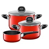 Die Bodenkonstruktion mit durchgezogenem Stahlkern sorgt für eine gleichmäßige und lange Wärmespeicherung - ideal für scharfes Anbraten. So kann während dem Kochen Energie und Zeit gespart werden