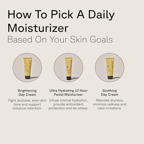Acure Radically Rejuvenating SPF 30 Day Cream - Face Moisturizer with SPF 30 & Vitamin C, Reef-Safe, Anti Aging Sunscreen, Hydrating Face Cream, Daily Facial Care for Women & Men, Vegan - 1.7 fl oz
