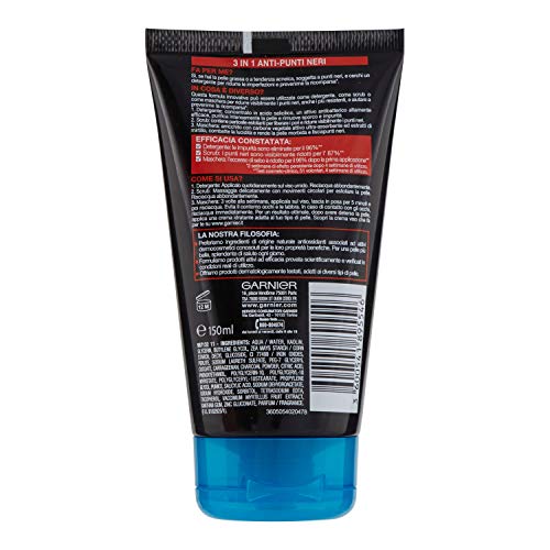Garnier 3 en 1 anti-points noirs. Nettoyant, exfoliant et masque - Le flacon de 150ml – vue 6