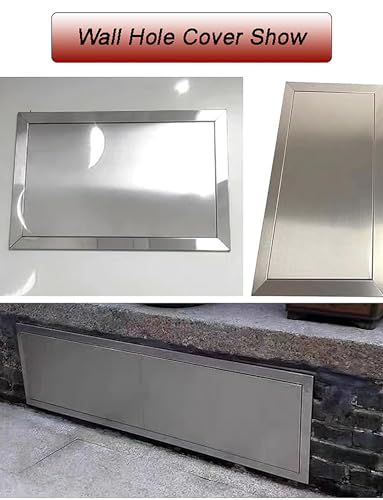 Panneau d'accès mural extérieur porte câblage dissimulé inox