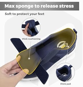 FitVille Extra Brede Wandelschoenen voor Mannen, Diabetische Schoenen voor Gezwollen Voeten met Klittenbandsluiting Grijs 50 EU xx_breed
