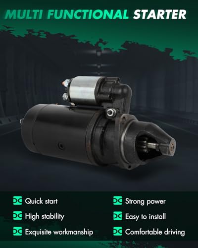 Image of SCITOO Starter Motor fit for John Deere 1032 83-89 All,for John Deere 1032 83-89 All,for John Deere 1040 83-89 All Serial Replacement Starter 17095
