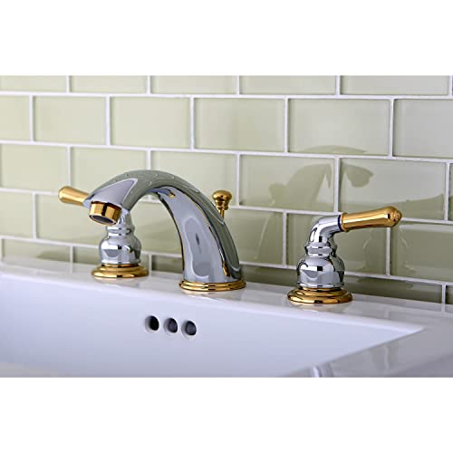 Kingston Brass KB962 Magellan Widespread Bathroom Faucet, 8-Inch Adjustable Center, Polished Brass by Kingston Brass - Image 4