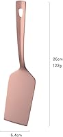 Vista 6 de BuyGo - Pala de pizza de oro rosa Lasaña, utensilios de cocina de acero inoxidable, pulido de espejo y apto para lavavajillas