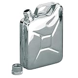 Edelstahl MFH Taschenflasche Kanister, Edelstahl, 6OZ, 170 ml