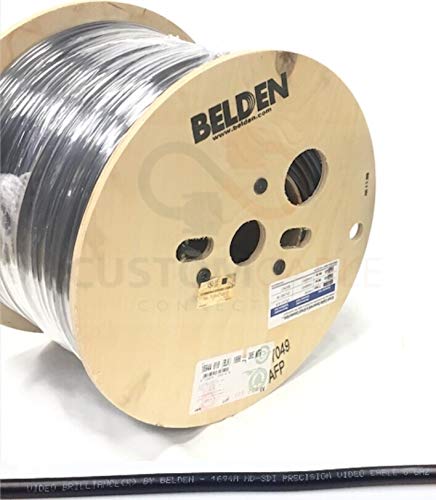 Video Brillance By Belden - 1694A Hd-Sdi 6Ghz Precision Video Cable 1000Ft Black Spool #TOP1