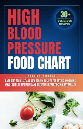 High Blood Pressure Food Chart, 2nd Edition: Dash Diet Food List and low Sodium recipes for eating and living well (Guide to managing and defeating ... (meal nutritional value food chart)