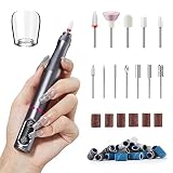 Nail Files & Buffers,Cordless Rechargeable Electric Nail File for Acrylic Nails/Portable Nail Drill