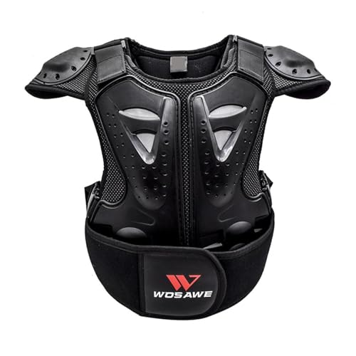 Protector de pecho contra impactos en ciclismo y moto infantil