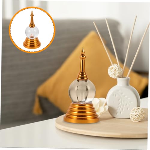 Pagode à offrandes sur table pour coin méditation et rituel bouddhiste zen - 4