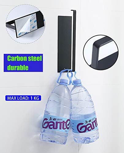 Kitchen Paper Towel Holder Under Cabinet - Toilet Roll Holder Wall Mounted Self Adhesive - Hanger Towel Rack for Bathroom, Refrigerator, Sink