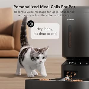 PETLIBRO Automatic Cat Feeder for 2 Cats, 5G&2.4G WiFi Pet Feeders, 5L Programmable Cat Food Dispenser with Airtight Lock-Fresh Technology, Dual Stainless Steel Bowls, Low Food Sensor — photo 6 of 6