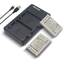 Newmowa EN-EL5 Replacment Battery 2-Pack and Dual USB Charger Kit for Nikon Coolpix 3700, 4200, 5200, 5900, 7900, P3, P4, P80, P90, P100, P500, P510, P520, P530, P5000, P5100, P6000, S10 Cameras