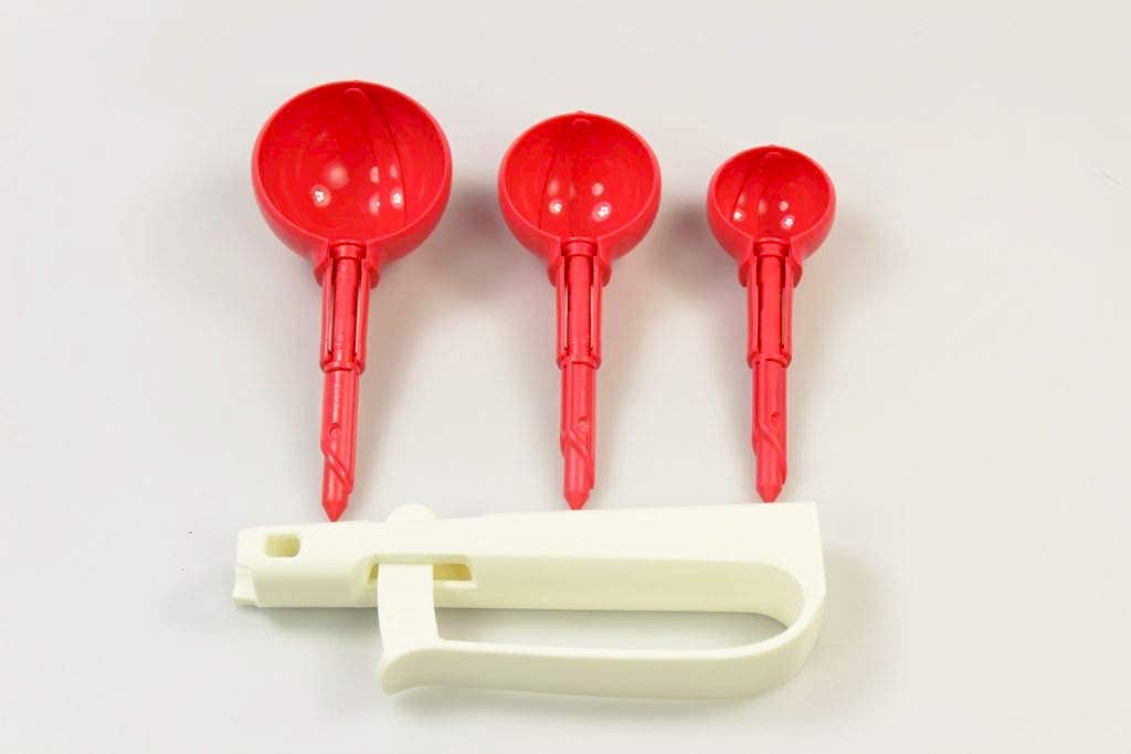 Tupperware Portionslöffel - Portionieren und Messen Trockener Lebensmittel Mehl Zucker Kakao - Abnehmbarer Ergonomischer Mechanismus - Kunststoff - 6.9x21.3 cm - Spülmaschinenfest Ideal Familie