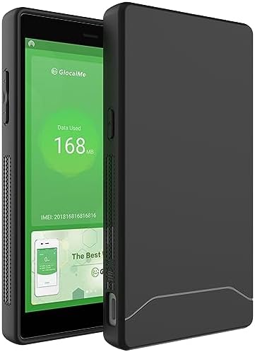 TUDIA Ultra Slim Fit Compatible with GlocalMe G4 Pro Case, [Arch S] Shockproof Slim Lightweight TPU Scratch Resistant Protection for Portable Pocket WiFi Travel Mobile Hotspot Router (Black)