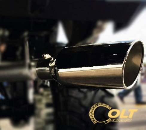 Exhaust Stainless Steel Bolt On Tip (4" Inlet 8" Outlet 18" Long) #TOP4